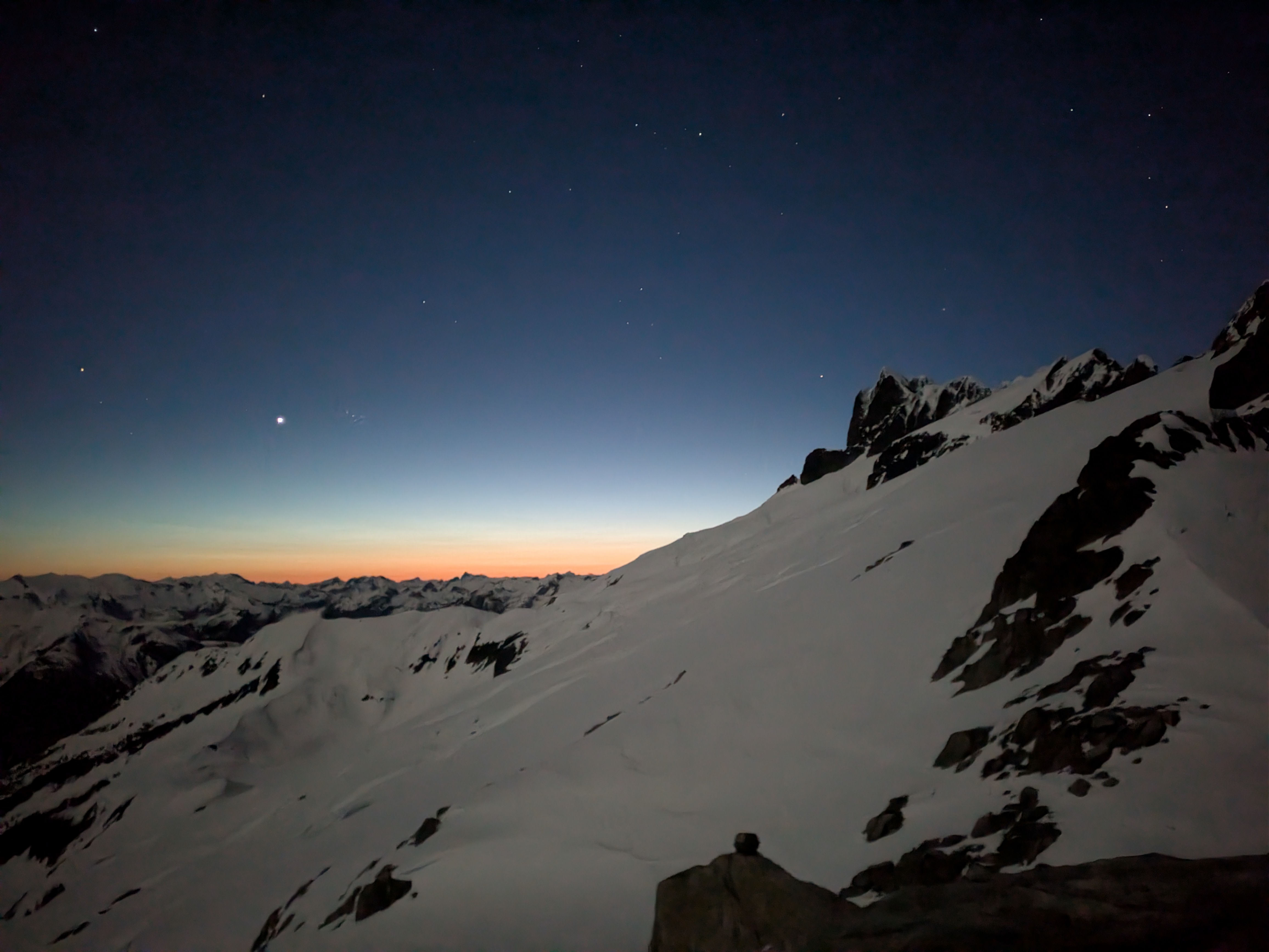 Tantalus Range at dusk